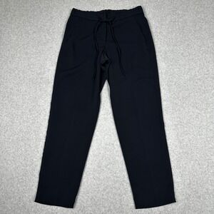 Talbots Womens Size 6 Navy Blue Pants Elastic Waist Drawstring Business Casual